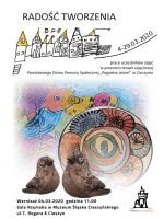 Radość tworzenia. Prace uczestników warsztatów pracowni plastycznej PDP "Pogodna Jesień"